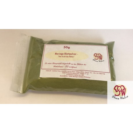 Moringa Oleifera Leaf Powder, certified organic